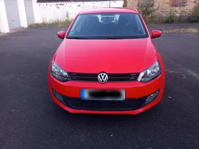 Gebraucht VW Polo 75 PS (55 kW) 2009 Rot Kleinwagen