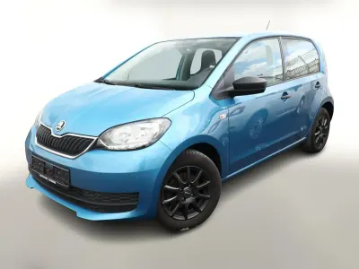 Gebraucht Skoda Citigo Active 60 PS (44 kW) 2018 Costa azul metallic Kleinwagen