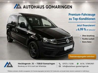 Gebraucht VW Caddy 125 PS (91 kW) 2018 Schwarz Van / Kleinbus