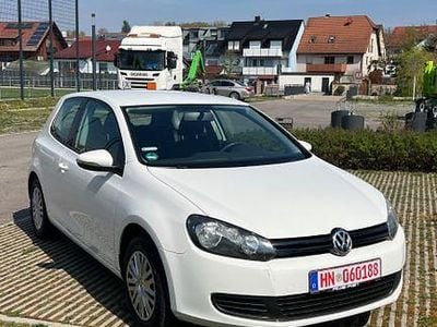 Gebraucht VW Golf VI Trendline 80 PS (58 kW) 2010 Weiß Kleinwagen