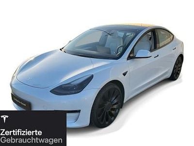 Gebraucht Tesla Model 3 Performance 377 kW (513 PS) 2021 Weiß Limousine