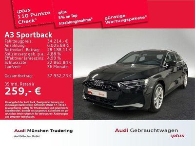 Gebraucht Audi A3 Ambiente 150 PS (110 kW) 2025 Mythosschwarz metallic Limousine