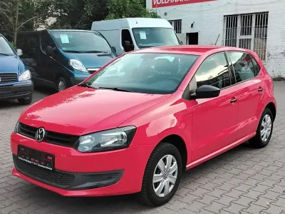 Gebraucht VW Polo Trendline 60 PS (44 kW) 2009 Rot Kleinwagen