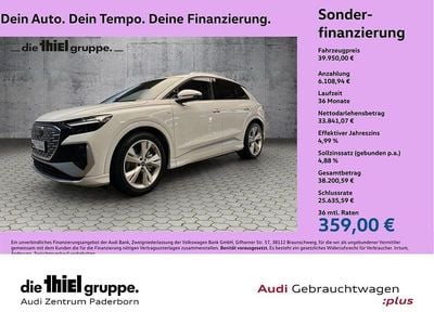 Gebraucht Audi Q4 e-tron S-Line 219 kW (299 PS) 2022 Weiß SUV