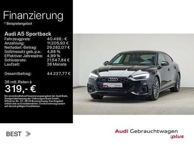 Gebraucht Audi A5 Sportback S-Line 204 PS (150 kW) 2023 Schwarz Kleinwagen