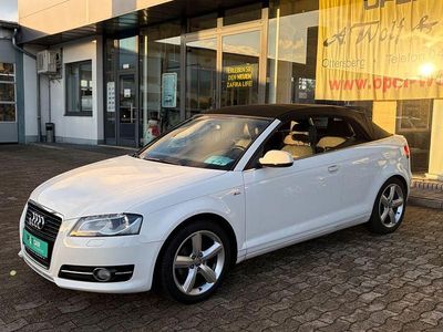 Weiß Gebraucht 2013 Audi A3 Cabriolet S-Line Cabrio | 11.690 € (Etwas zu teuer)