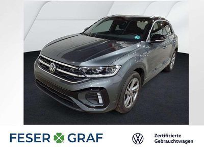 Indiumgrau metallic schwarz Gebraucht 2025 VW T-Roc R-line SUV | 28.440 € (Guter Preis)
