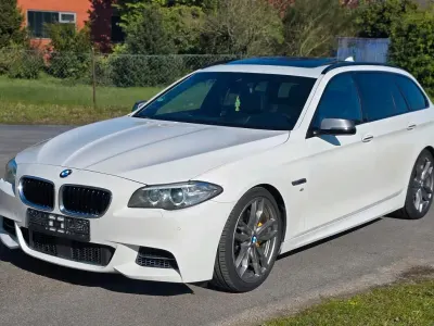 Brugt BMW M550 M Sport 381 HK (280 kW) 2015 Hvid Sedan