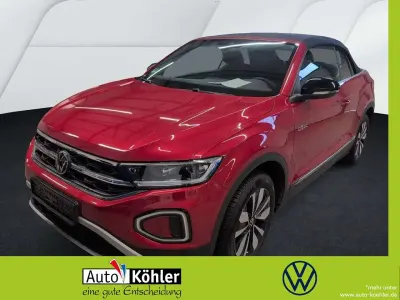 Gebraucht VW T-Roc Cabriolet Goal 116 PS (85 kW) 2025 Kings red metallic schwarz Cabrio
