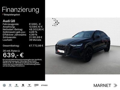 Second-hand Audi Q8 S-Line 286 CP (210 kW) 2022 Negru SUV