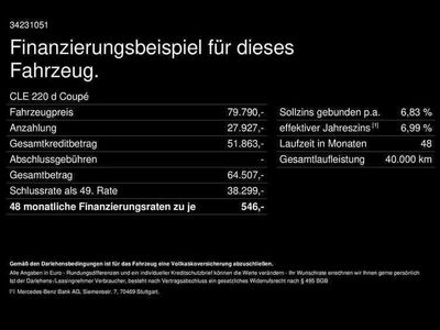 gebraucht Mercedes 220 CLECoupé*AMG*NIGHT*PANO*AHK*BURMESTER