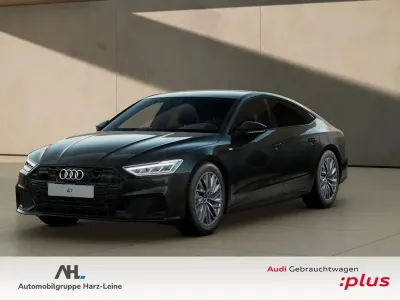 Gebraucht Audi A7 S-Line 265 PS (194 kW) 2024 Mythosschwarz metallic Limousine