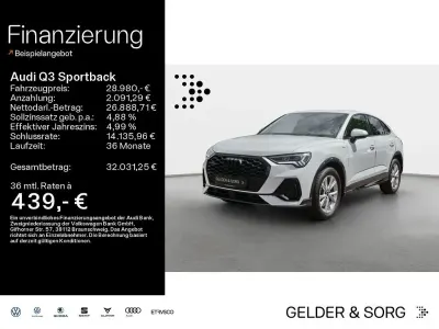 Usata Audi Q3 Sportback S-Line 200 CV (147 kW) 2023 Bianco SUV