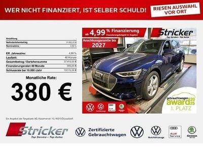 Gebraucht Audi e-tron Sport 300 kW (408 PS) 2022 Navarrablau metallic SUV