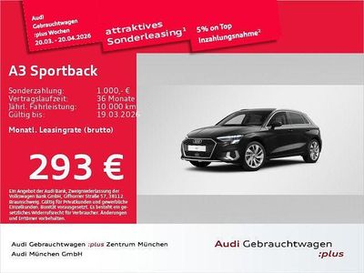 Gebraucht Audi A3 Advanced 150 PS (110 kW) 2024 Mythosschwarz metallic Limousine