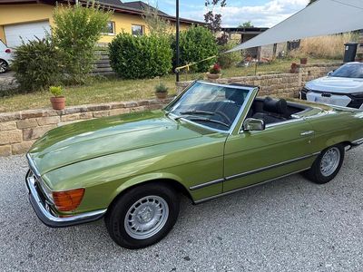 Second-hand Mercedes SL350 194 CP (142 kW) 1978 Verde Cabrio