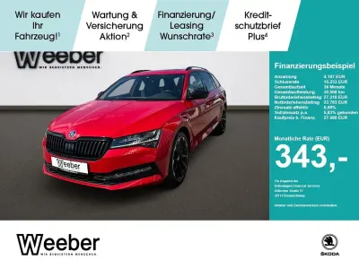 Gebraucht Skoda Superb SportLine 190 PS (139 kW) 2022 Velvetrot (metallic) Kombi
