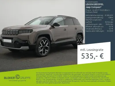 Neu Jeep Compass 224 PS (164 kW) 2026 Amazoni green / schwarz SUV