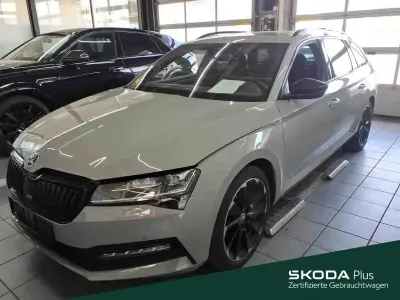Second-hand Skoda Superb SportLine 200 CP (147 kW) 2024 Gri Break