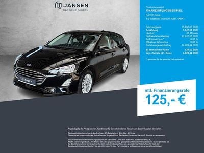 Usata Ford Focus Titanium 125 CV (91 kW) 2020 Nero Berlina