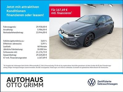 Gebraucht VW Golf VIII GTI 245 PS (180 kW) 2022 Delfingrau metallic (metallic) Limousine