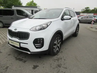 Gebraucht Kia Sportage GT-Line 177 PS (130 kW) 2018 Cararweiss SUV