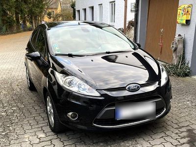 Gebraucht Ford Fiesta Titanium 82 PS (60 kW) 2009 Schwarz Kleinwagen