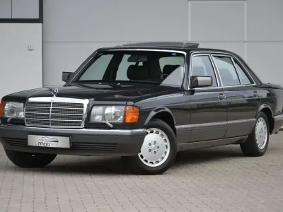 Gebraucht Mercedes S560 299 PS (219 kW) 1991 Blauschwarz metallic (199u) Limousine