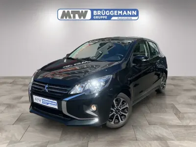 Gebraucht Mitsubishi Space Star Select+ 80 PS (58 kW) 2021 P) (schwarz Kleinwagen
