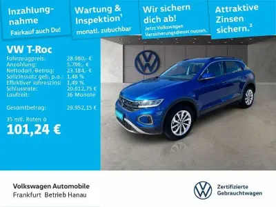 Używany VW T-Roc Life 150 KM (110 kW) 2025 Niebieski SUV