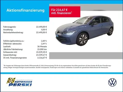 Gebraucht VW Golf VIII Goal 116 PS (85 kW) 2024 Blau Limousine