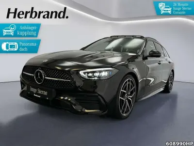 Gebraucht Mercedes C300 AMG 258 PS (189 kW) 2024 Metalliclack obsidianschwarz Kombi