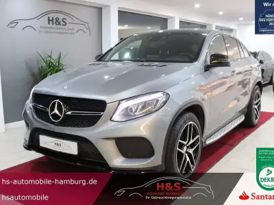 Brugt Mercedes GLE350 AMG line 258 HK (189 kW) 2016 Sølv Coupe