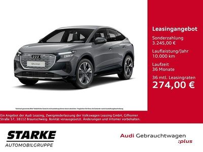 Weiß Gebraucht 2022 Audi Q4 Sportback e-tron S-Line SUV | 32.450 € (Fairer Preis)
