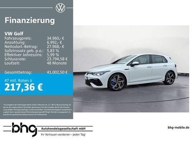 Gebraucht VW Golf VIII R 320 PS (235 kW) 2023 Weiß Limousine