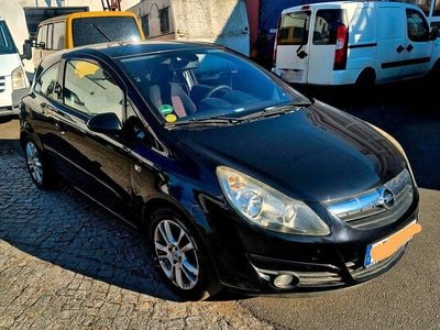 Gebraucht Opel Corsa 90 PS (66 kW) 2007 Schwarz Kleinwagen