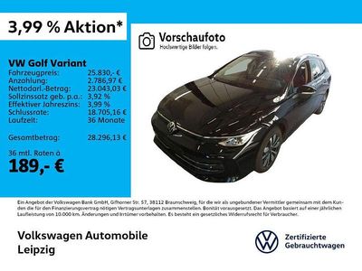 Gebraucht VW Golf VIII Goal 116 PS (85 kW) 2025 Schwarz Kombi