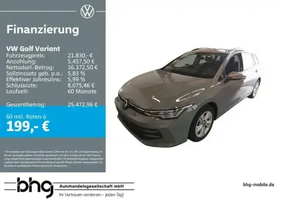 Gebraucht VW Golf VIII Life 116 PS (85 kW) 2025 Mondsteingrau Kombi