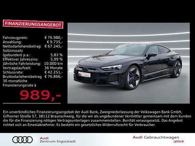 Gebraucht Audi RS e-tron GT Ambiente 439 kW (598 PS) 2022 Schwarz Limousine