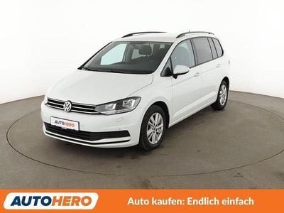 Gebraucht VW Touran Comfortline 116 PS (85 kW) 2019 Weiß Van / Kleinbus