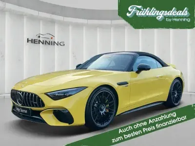 Second-hand Mercedes SL63 AMG AMG 585 CP (430 kW) 2023 Galben Cabrio