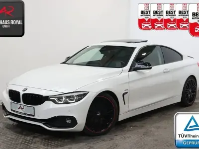 Gebraucht BMW 430 Sport Line 252 PS (185 kW) 2018 Weiss Coupé
