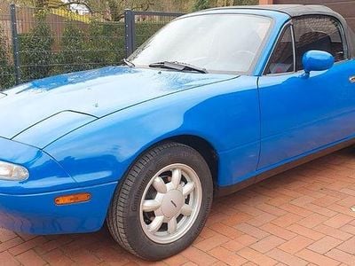 Gebraucht Mazda MX5 116 PS (85 kW) 1990 Blau Cabrio