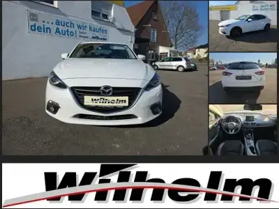 Gebraucht Mazda 3 Nakama 105 PS (77 kW) 2017 Satinweiß metallic (metallic) Limousine