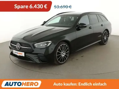 Gebraucht Mercedes E400 AMG line 330 PS (242 kW) 2023 Schwarz/baltic black Kombi