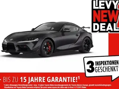 Ny Toyota Supra Edition 442 HK (325 kW) 2025 Sort Coupe