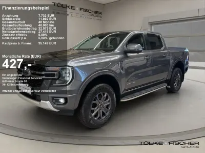Używany Ford Ranger Limited 170 KM (125 kW) 2023 Szary Pickup