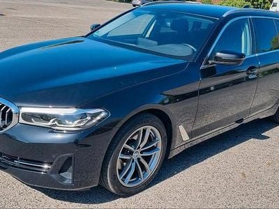Brugt BMW 520 190 HK (139 kW) 2022 Sort Stationcar