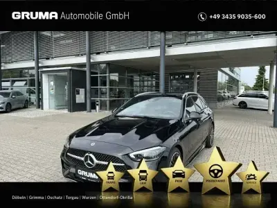 Gebraucht Mercedes C220 AMG 205 PS (150 kW) 2025 Lack obsidianschwarz Kombi