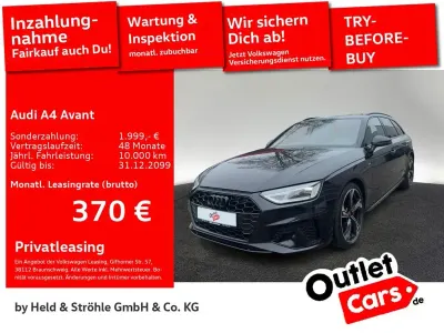 Brugt Audi A4 S-Line 204 HK (150 kW) 2023 Sort Stationcar